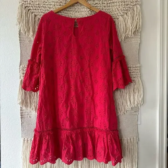 Anthropologie Dani Lace Eyelet Shift Dress - Picture 10 of 10